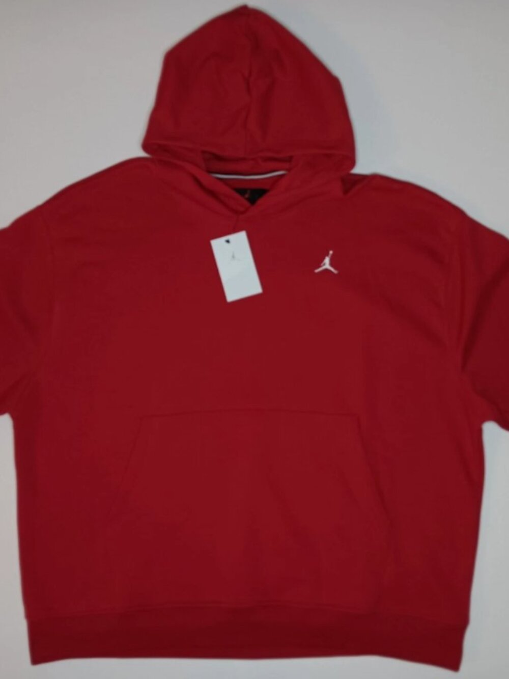 JORDAN Essential Fleece Pullover Hoodie size XL Gym Red Jumpman New